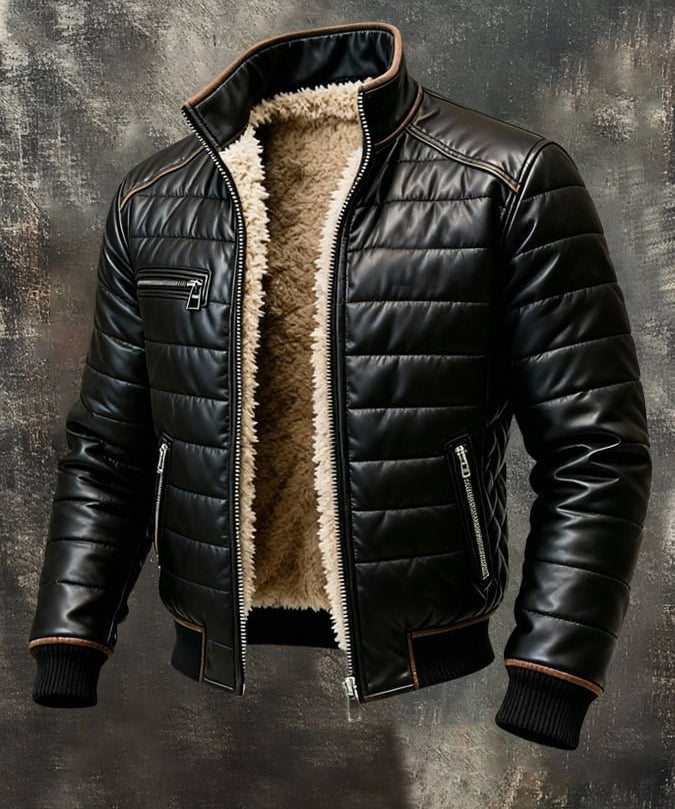 Ivan | Sherpa - Lined CRNA Jacket - nadiazagreb