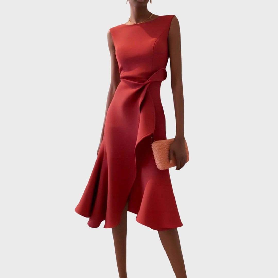 Katarina - Asymmetrical Midi Dress Naborana - nadiazagreb