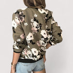 Lidia™ | Stilizirana bomber jakna s cvjetnim printom - nadiazagreb