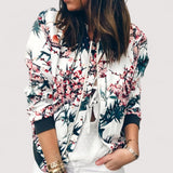 Lidia™ | Stilizirana bomber jakna s cvjetnim printom - nadiazagreb