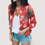 Lidia™ | Stilizirana bomber jakna s cvjetnim printom - nadiazagreb