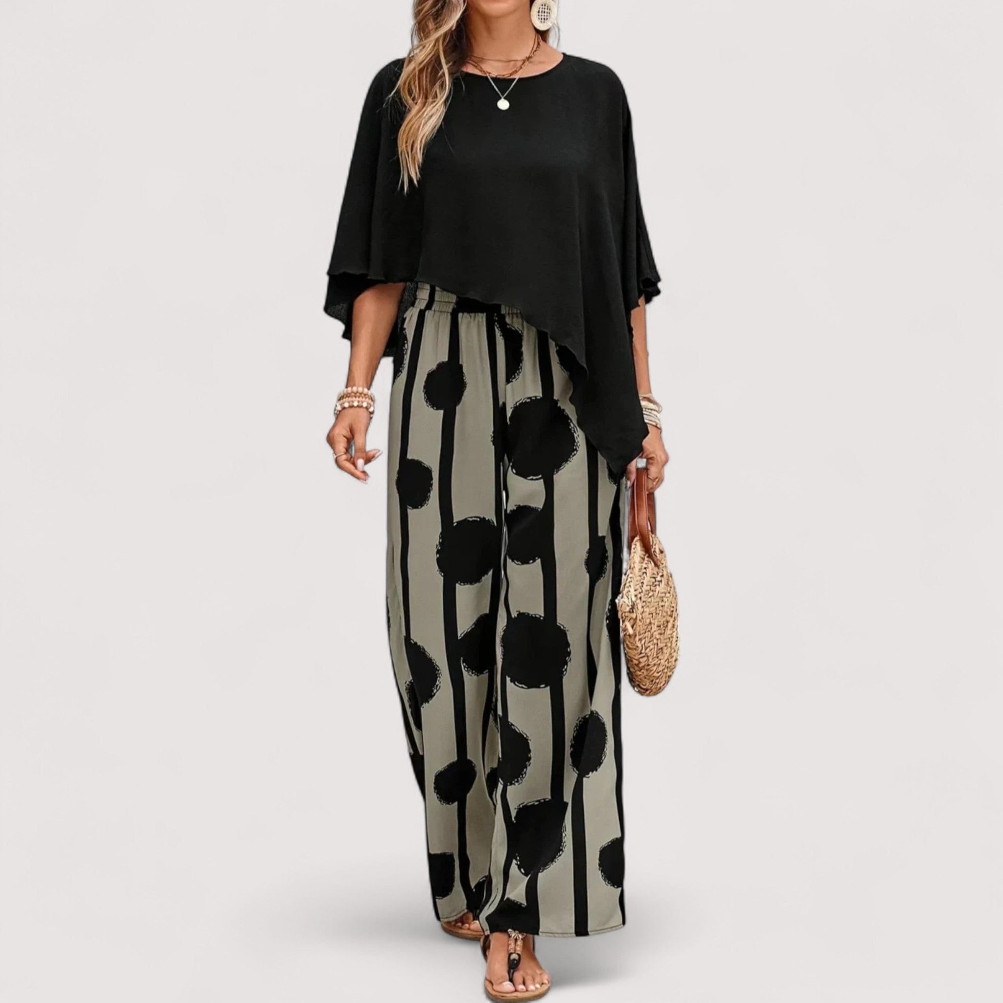 Liza™ | Asymmetrical Patterned Set - nadiazagreb