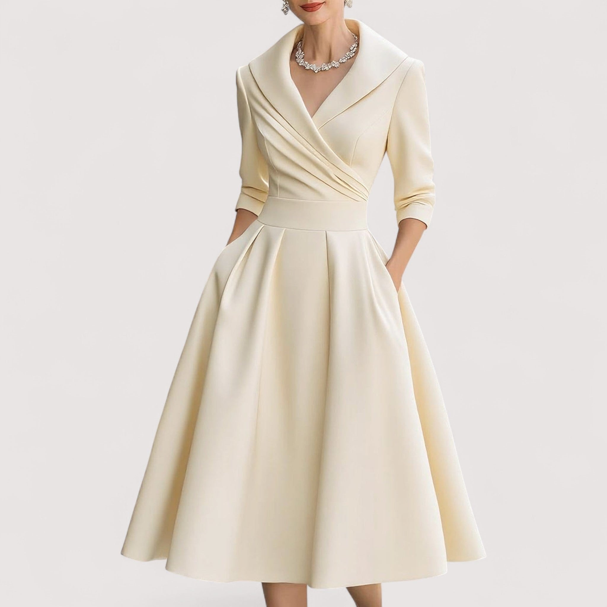 Lorenza™ | Midi Satin Dress - nadiazagreb