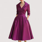 Lorenza™ | Midi Satin Dress - nadiazagreb