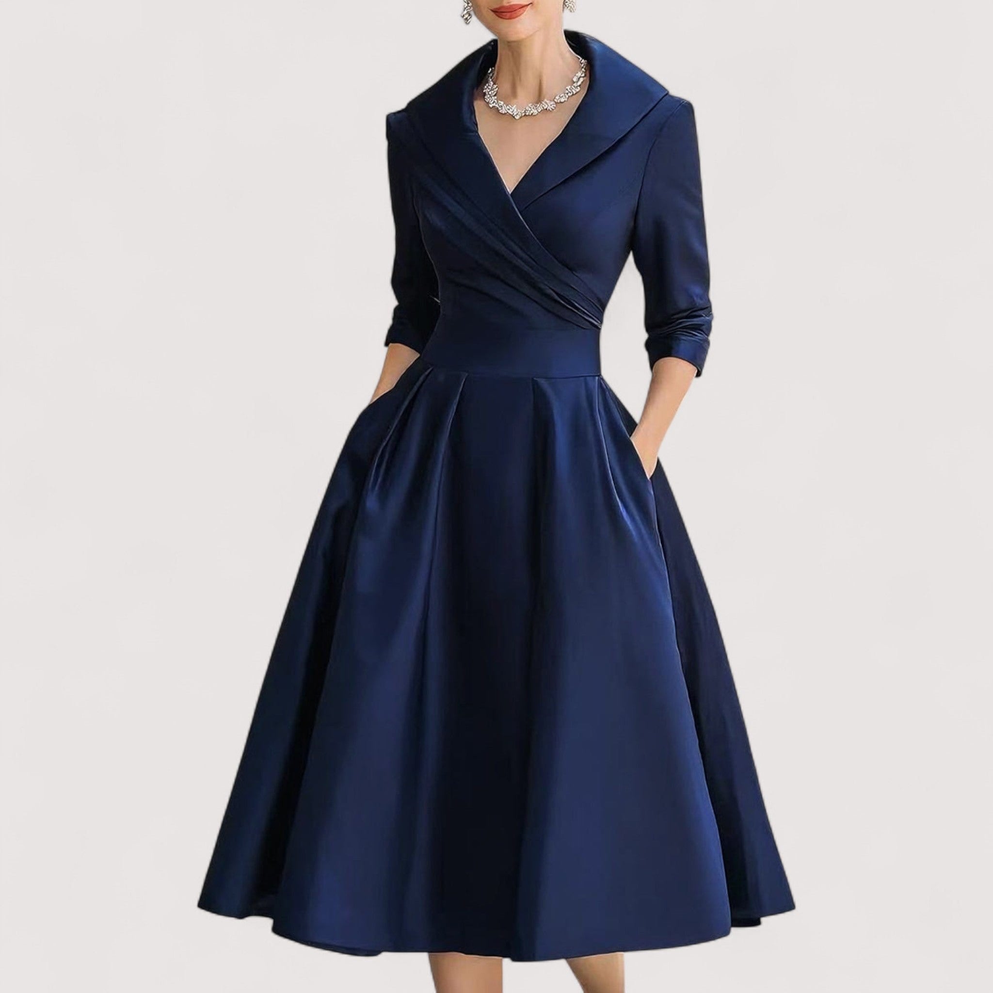 Lorenza™ | Midi Satin Dress - nadiazagreb