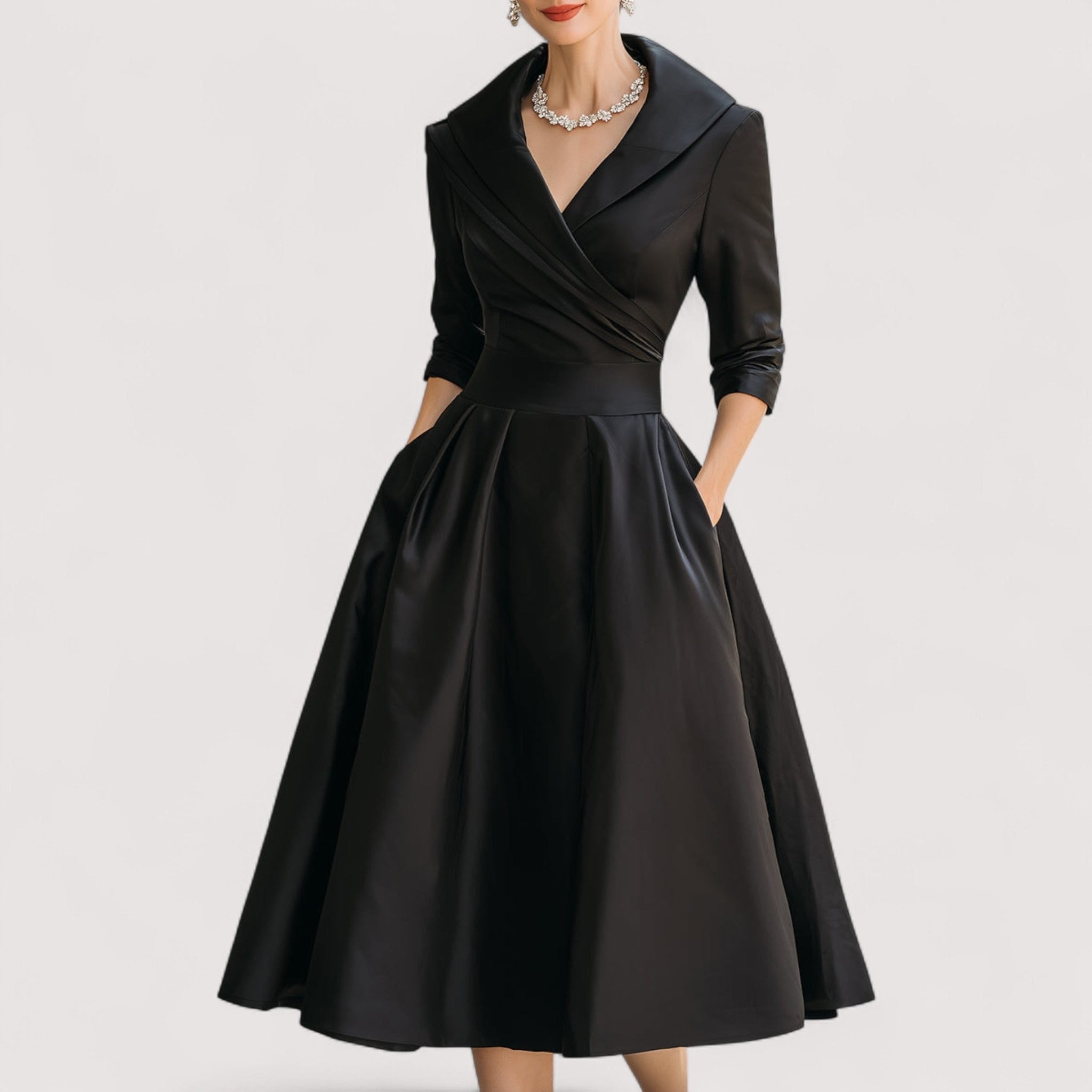 Lorenza™ | Midi Satin Dress - nadiazagreb