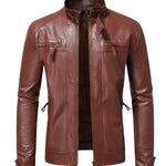 Louis™ | Elegant Men's Leather Jacket - nadiazagreb