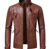Louis™ | Elegant Men's Leather Jacket - nadiazagreb