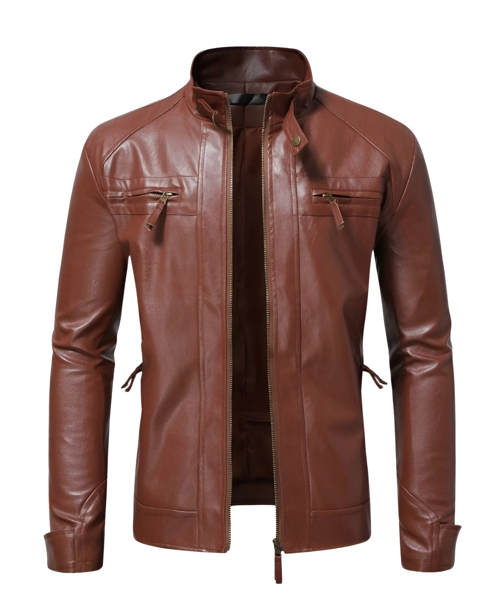 Louis™ | Elegant Men's Leather Jacket - nadiazagreb