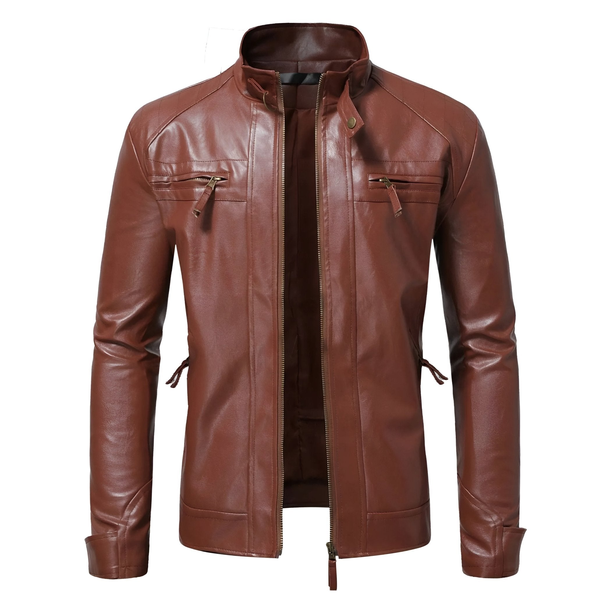 Louis™ | Elegant Men's Leather Jacket - nadiazagreb