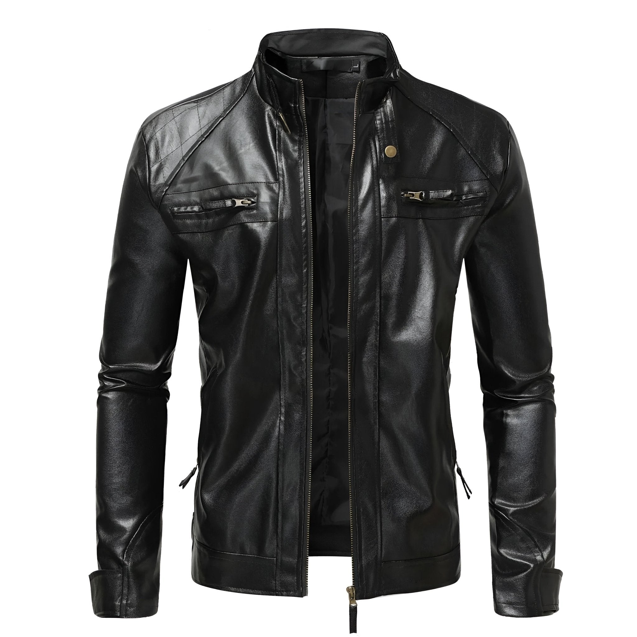 Louis™ | Elegant Men's Leather Jacket - nadiazagreb