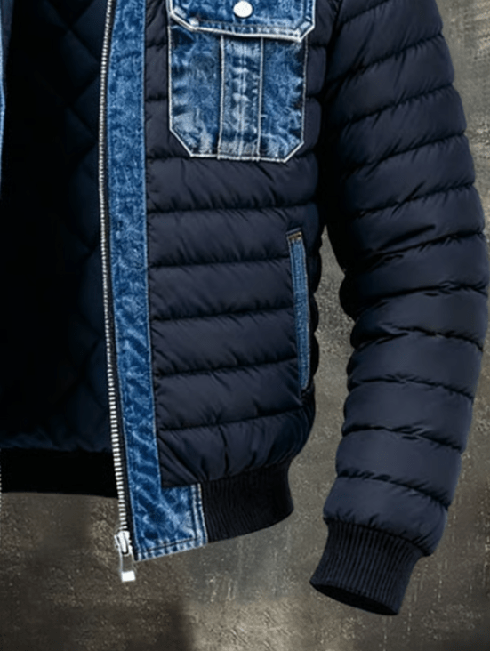 Luka | Hybrid Denim Jacket with Padding - nadiazagreb