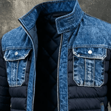 Luka | Hybrid Denim Jacket with Padding - nadiazagreb