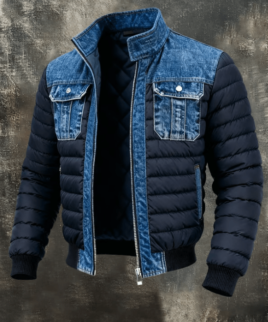 Luka | Hybrid Denim Jacket with Padding - nadiazagreb