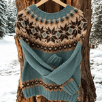 Lydia – Klasični vintage pleten sweater - nadiazagreb