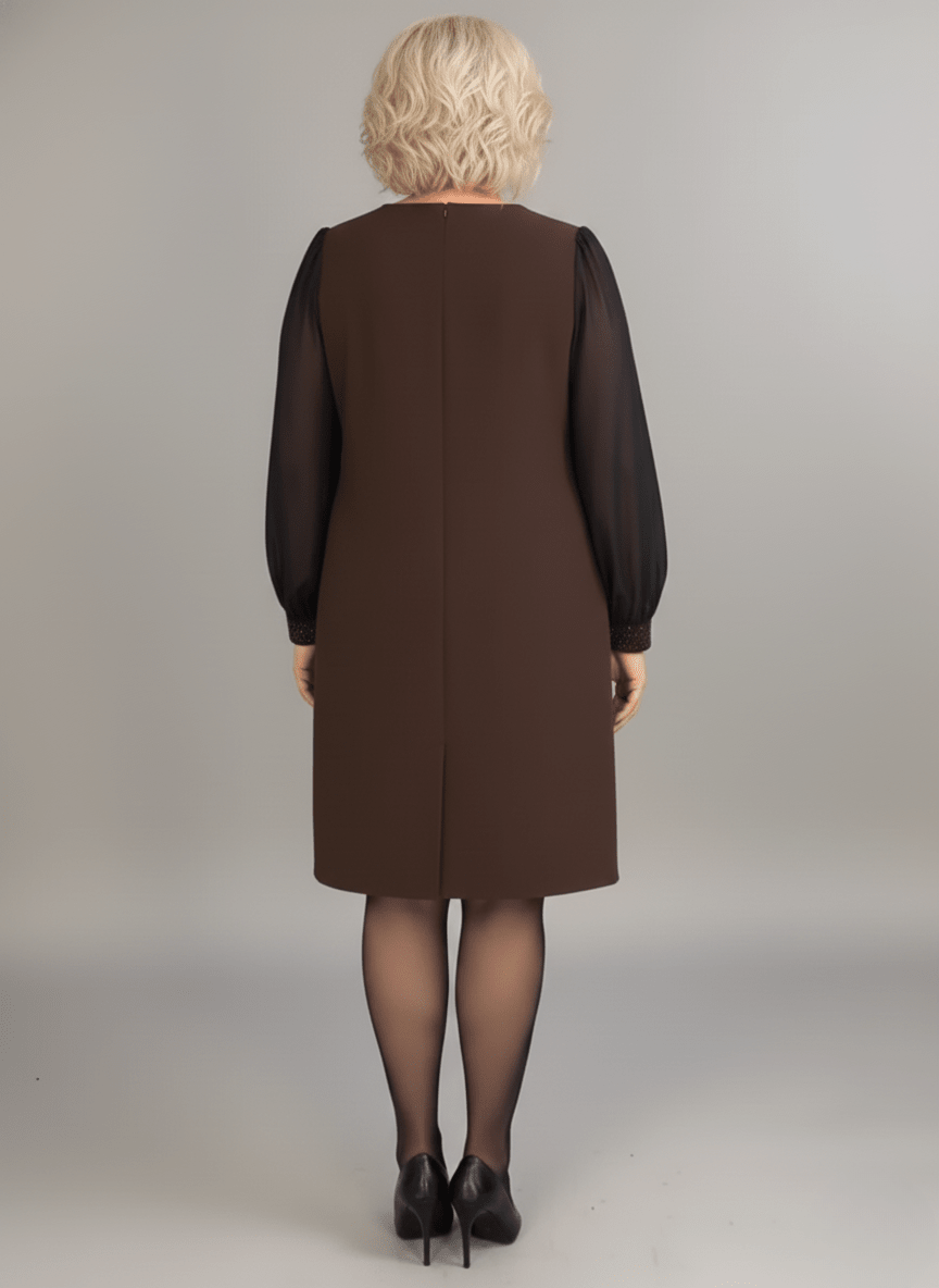 Marian | Elegantna haljina od šifona sa šljokicama - nadiazagreb