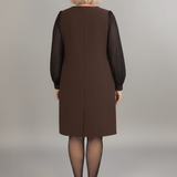 Marian | Elegantna haljina od šifona sa šljokicama - nadiazagreb