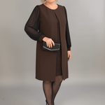 Marian | Elegantna haljina od šifona sa šljokicama - nadiazagreb