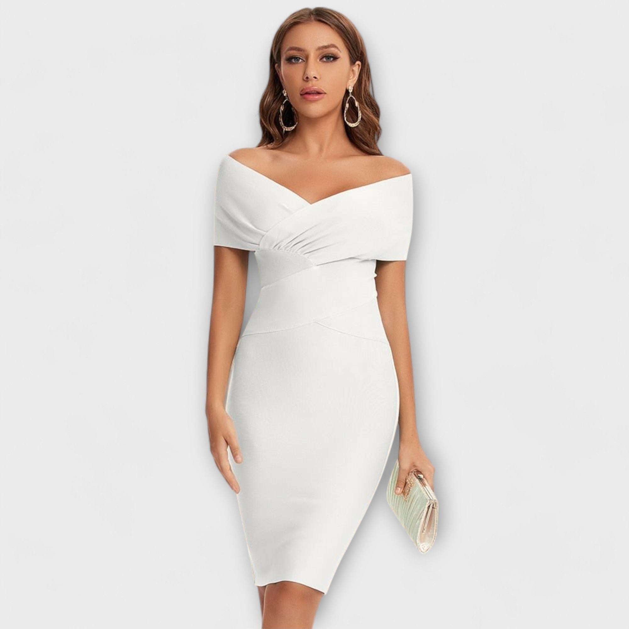 Marija - Elegantna haljina s V - izrezom - nadiazagreb
