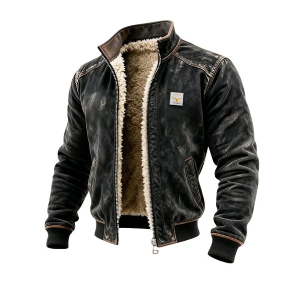 Marin | Vintage Jacket with Sherpa Lining - nadiazagreb