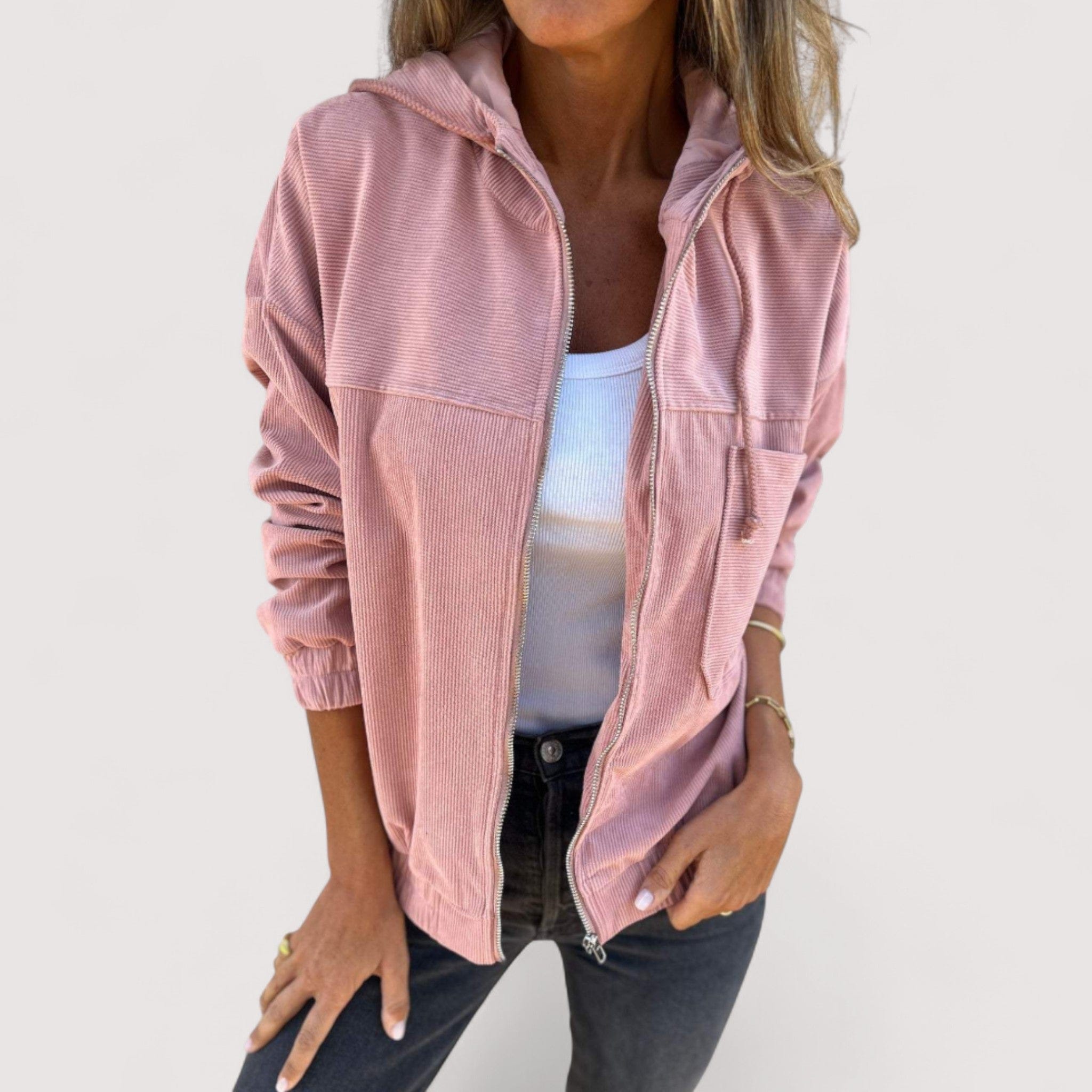 Marta™ | Samtna Jakna s Kapuljačom - nadiazagreb