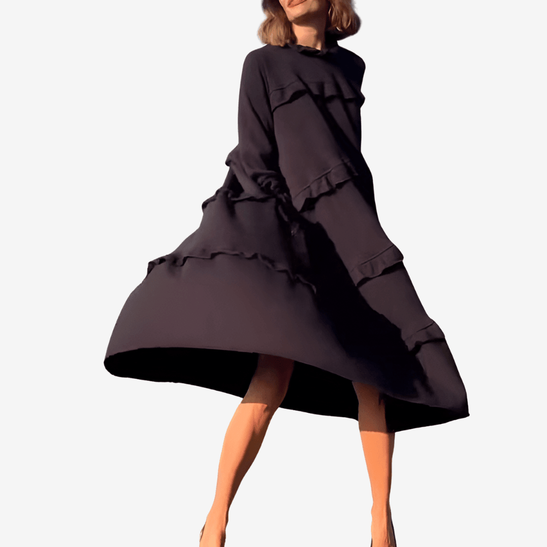 Midi haljina s ruffles - nadiazagreb