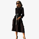 Midi haljina s ruffles - nadiazagreb