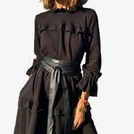 Midi haljina s ruffles - nadiazagreb