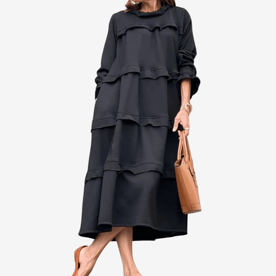 Midi haljina s ruffles - nadiazagreb