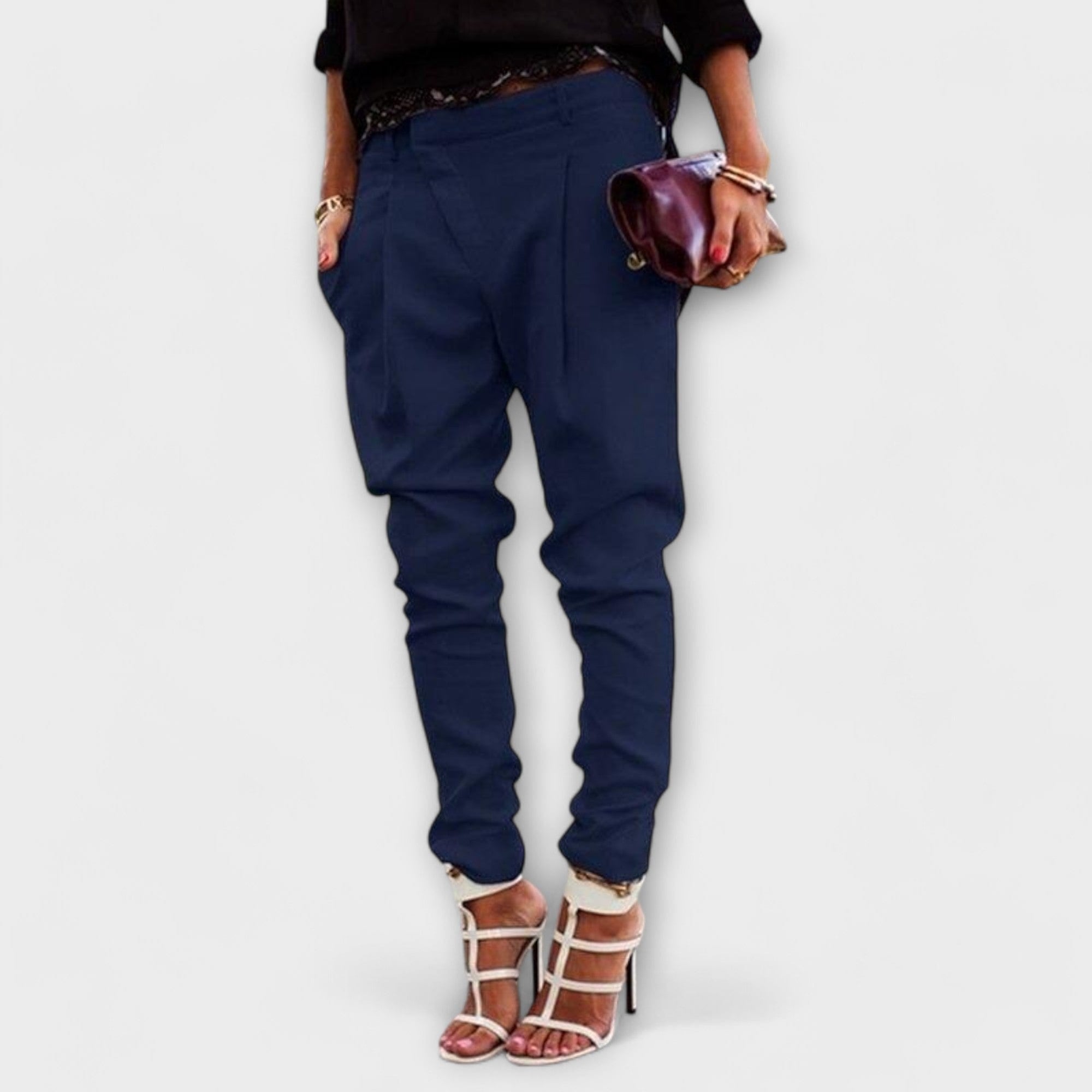 Mila - Stylish High - Waisted Pants - nadiazagreb