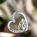 Necklace with Heart and Dog - nadiazagreb