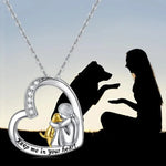 Necklace with Heart and Dog - nadiazagreb