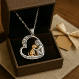 Necklace with Heart and Dog - nadiazagreb