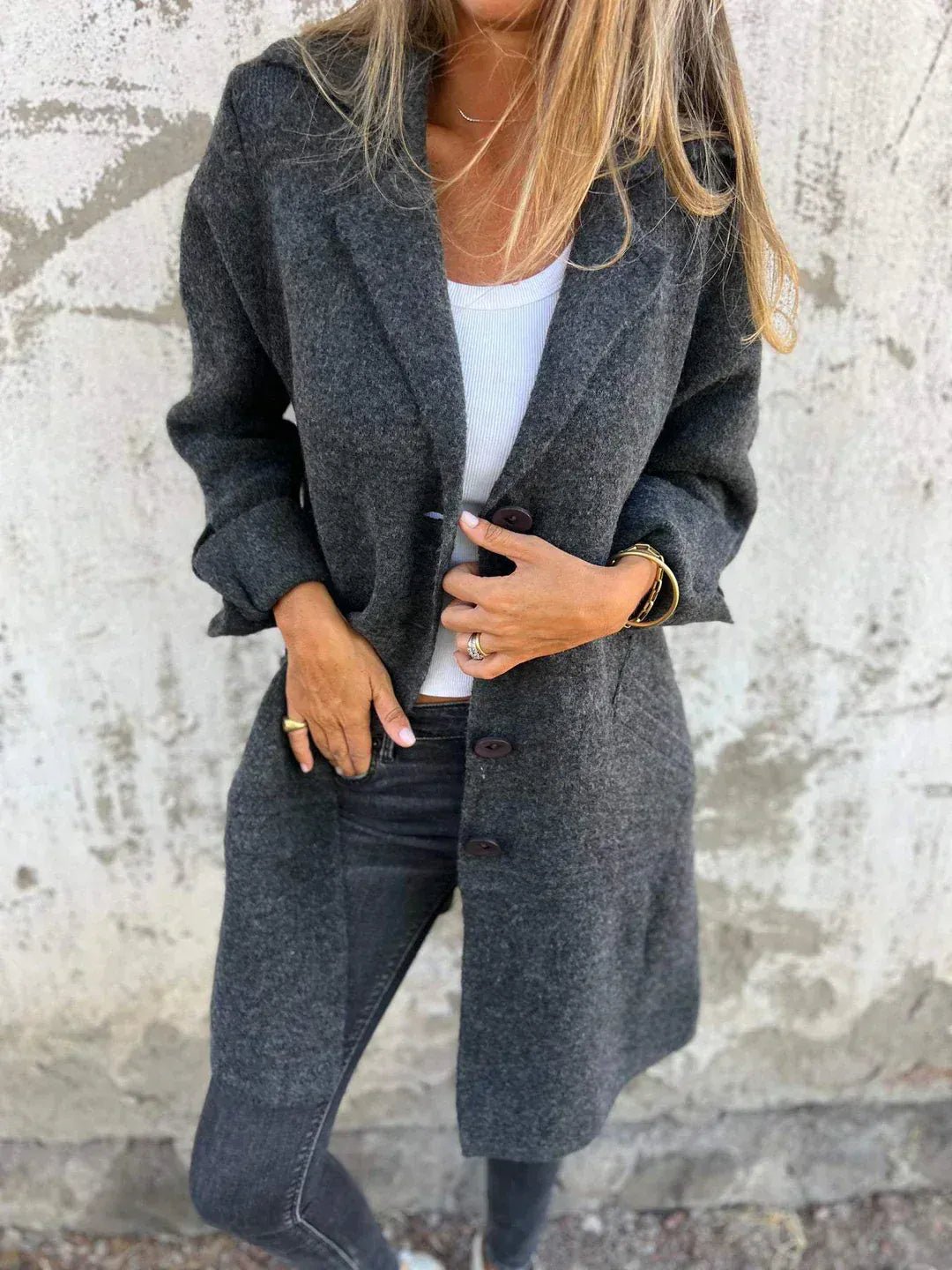Nika - Elegantni Minimalistički Kaput - nadiazagreb