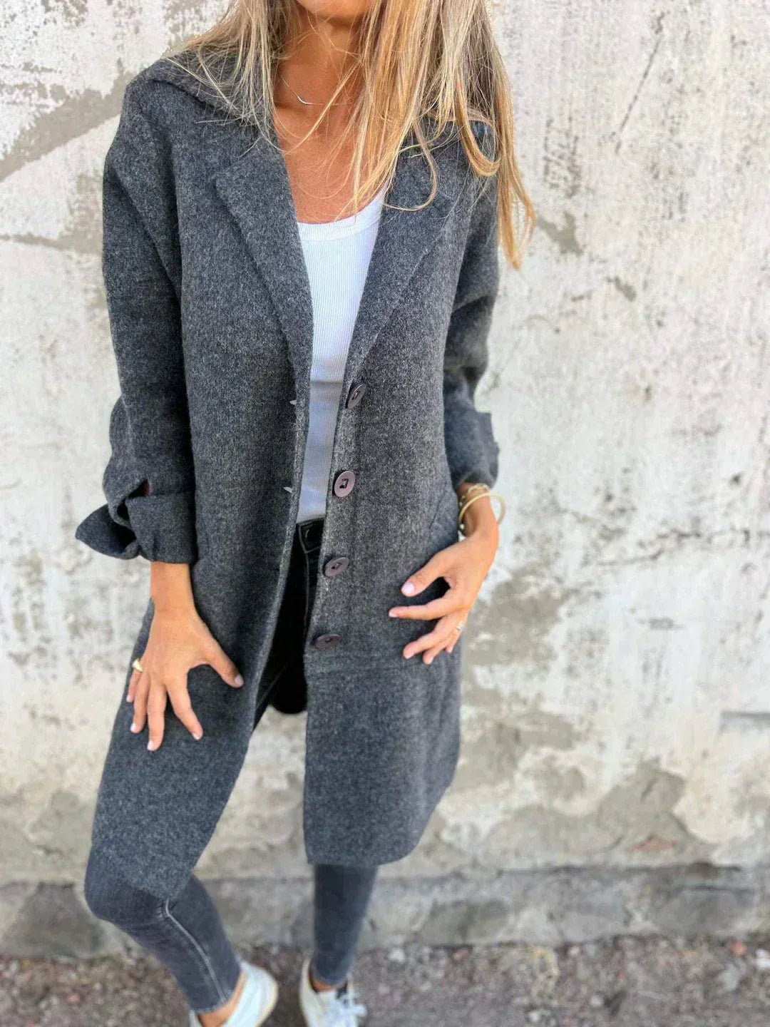 Nika - Elegantni Minimalistički Kaput - nadiazagreb