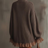 Nina | Pletena Haljina s Ruffles - nadiazagreb