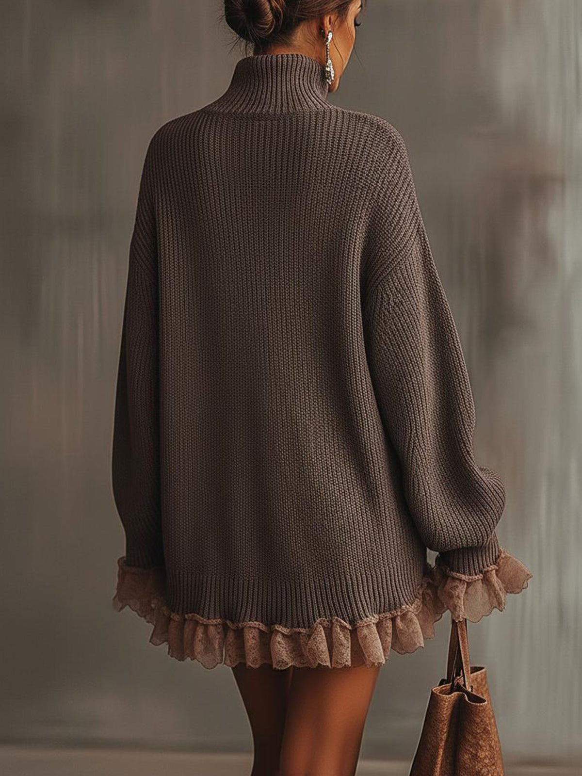 Nina | Pletena Haljina s Ruffles - nadiazagreb