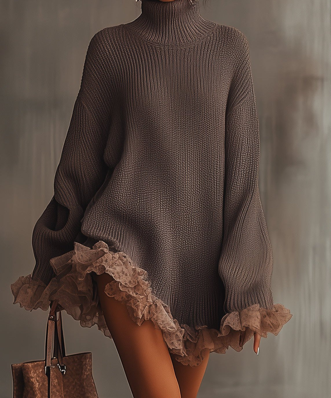 Nina | Pletena Haljina s Ruffles - nadiazagreb
