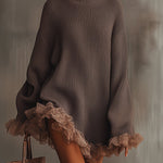 Nina | Pletena Haljina s Ruffles - nadiazagreb