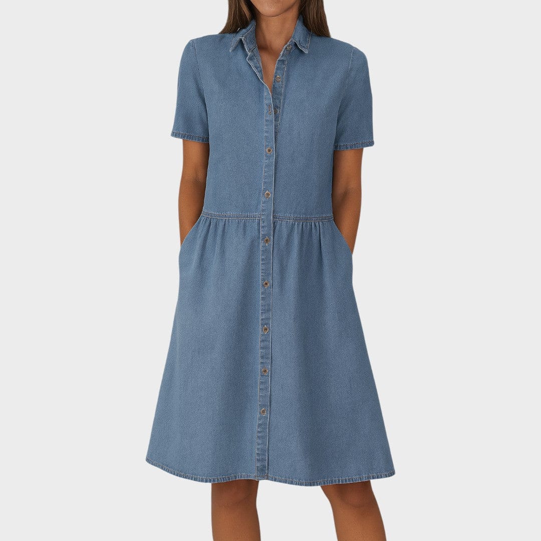 Ništa – Casual Denim Dress - nadiazagreb