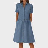 Ništa – Casual Denim Dress - nadiazagreb