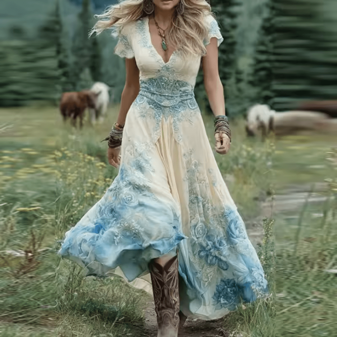 Noraya | Boho Haljina s Vintage Inspiracijom - nadiazagreb