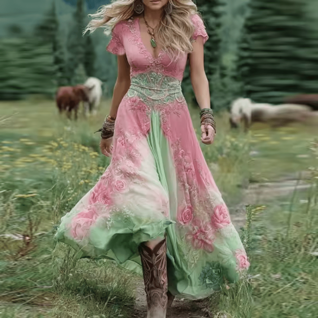 Noraya | Boho Haljina s Vintage Inspiracijom - nadiazagreb