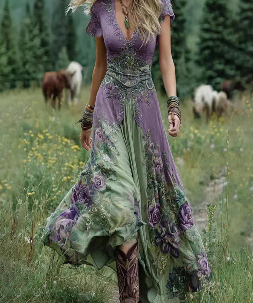 Noraya | Boho Haljina s Vintage Inspiracijom - nadiazagreb