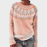 Olivia – Klasični vintage pleten sweater - nadiazagreb