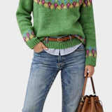 Paige – Klasični vintage pleten sweater - nadiazagreb