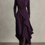Patrizia | Asymmetrical Maxi Tunic Dress - nadiazagreb