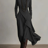 Patrizia | Asymmetrical Maxi Tunic Dress - nadiazagreb