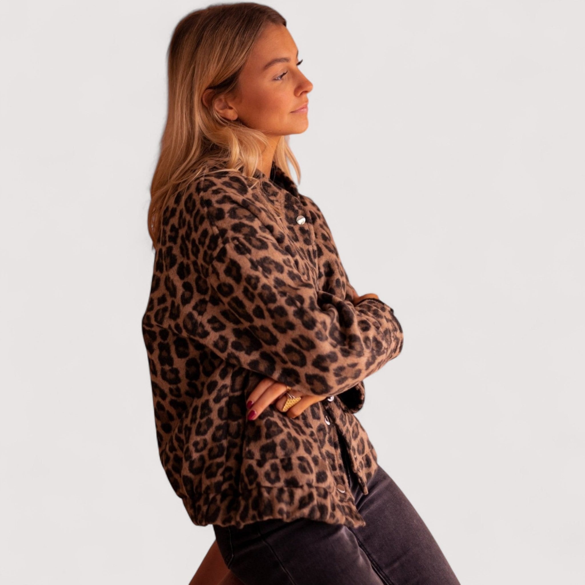 Paulina™ | Trendy Jakna s Leopard Uzorkom - nadiazagreb