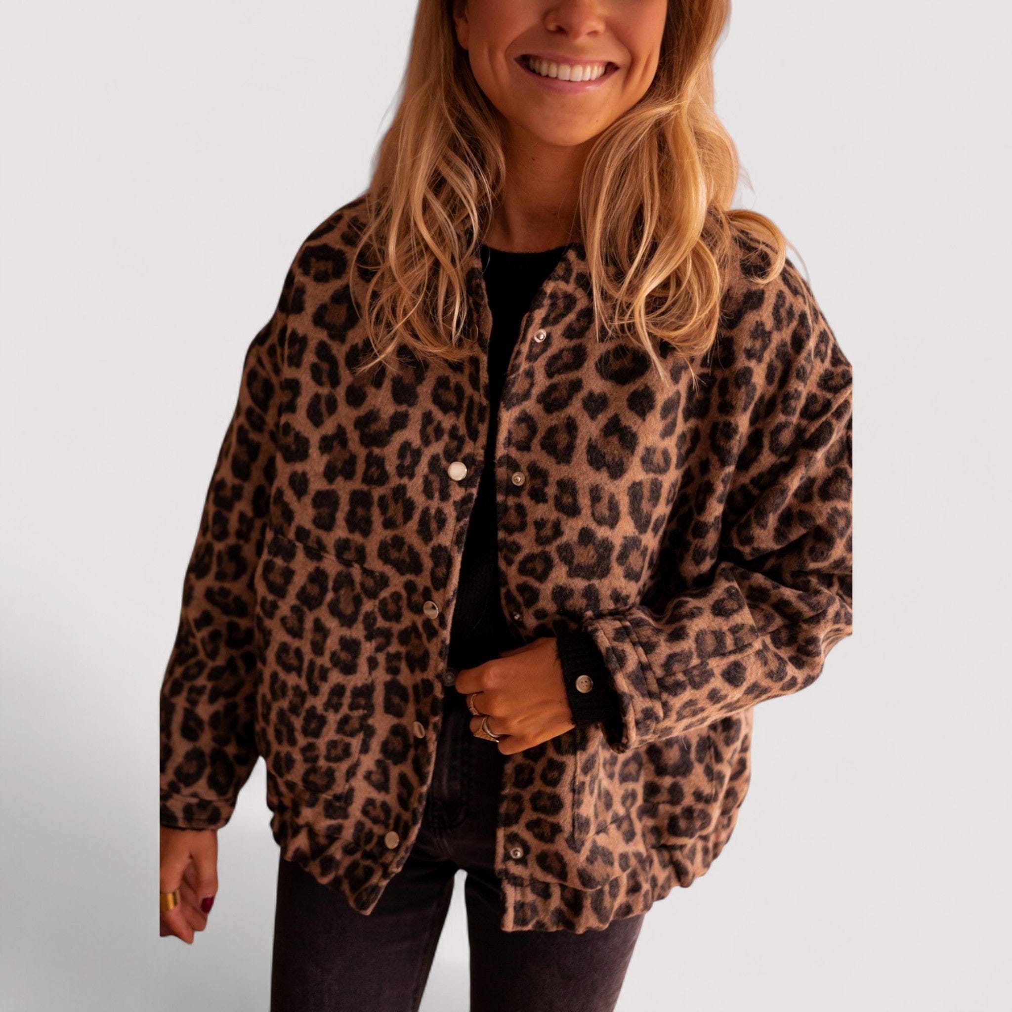 Paulina™ | Trendy Jakna s Leopard Uzorkom - nadiazagreb